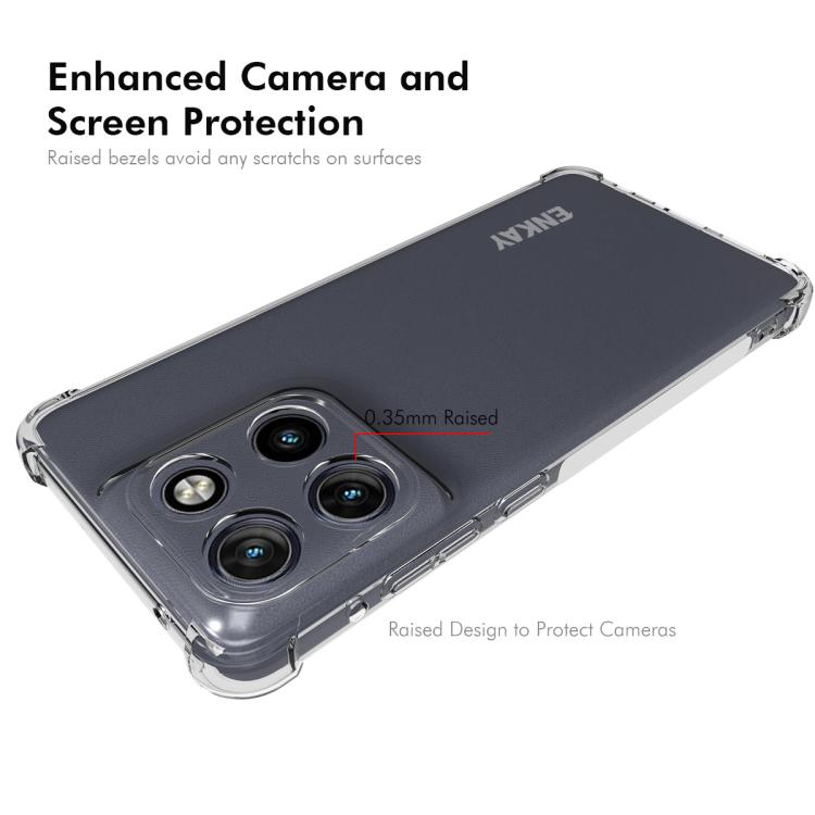 For Motorola Moto G Stylus 5G 2025 ENKAY Hat-Prince Transparent TPU Shockproof Phone Case