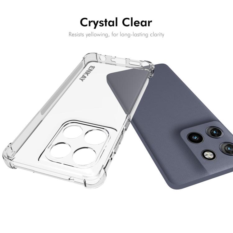 For Motorola Moto G Stylus 5G 2025 ENKAY Hat-Prince Transparent TPU Shockproof Phone Case