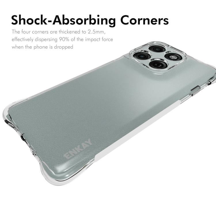 For Motorola Edge 5G 2025 ENKAY Hat-Prince Transparent TPU Shockproof Phone Case