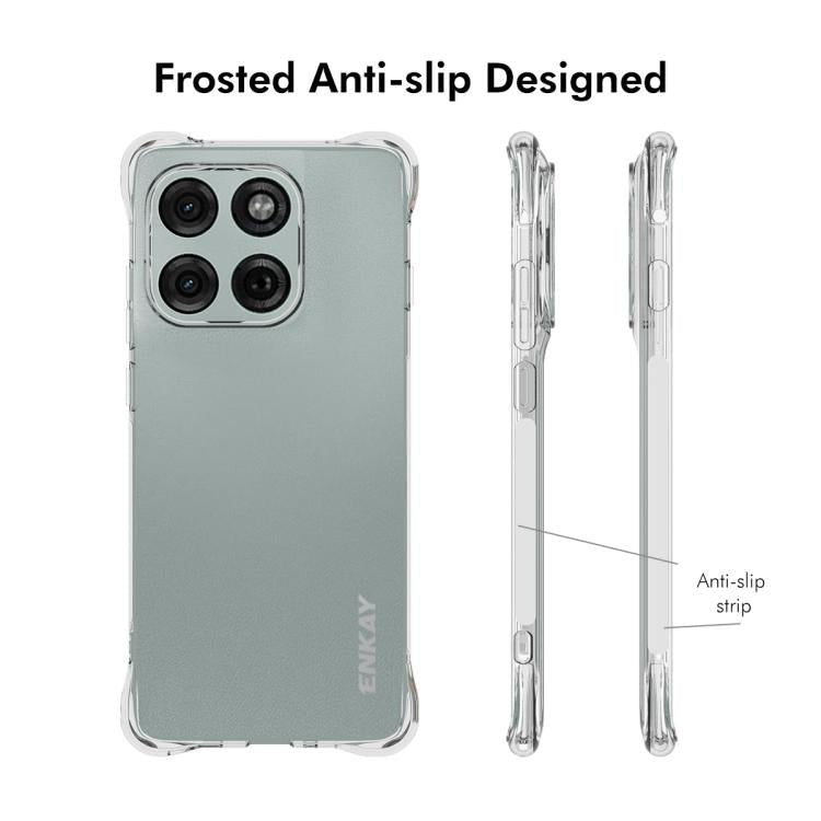 For Motorola Edge 5G 2025 ENKAY Hat-Prince Transparent TPU Shockproof Phone Case