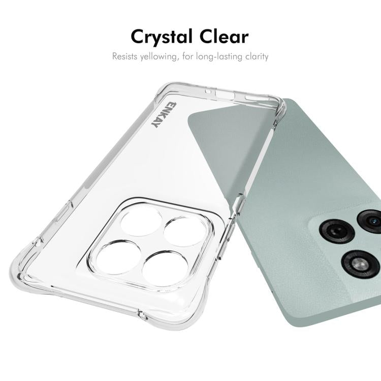 For Motorola Edge 5G 2025 ENKAY Hat-Prince Transparent TPU Shockproof Phone Case