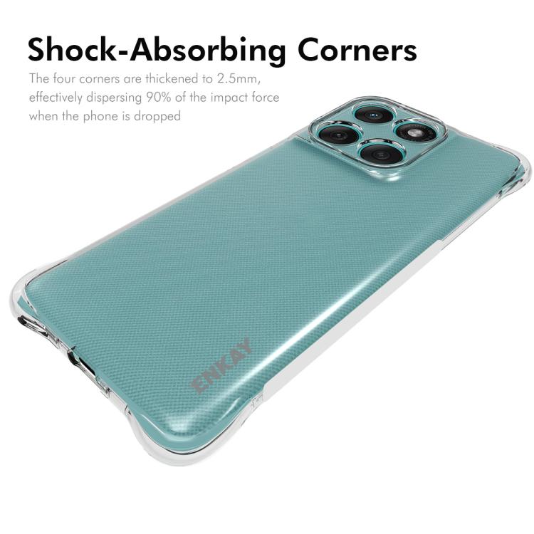 For Motorola Edge 60 Fusion ENKAY Hat-Prince Transparent TPU Shockproof Phone Case