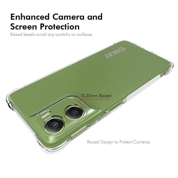 For Motorola Moto G06 4G / Moto G06 Power 4G ENKAY Hat-Prince Transparent TPU Shockproof Phone Case