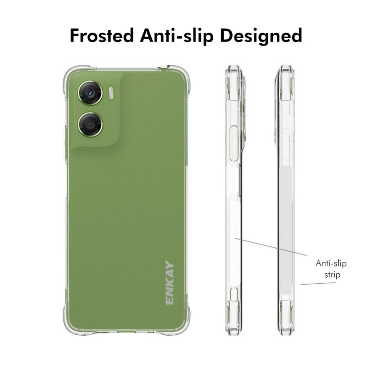 For Motorola Moto G06 4G / Moto G06 Power 4G ENKAY Hat-Prince Transparent TPU Shockproof Phone Case