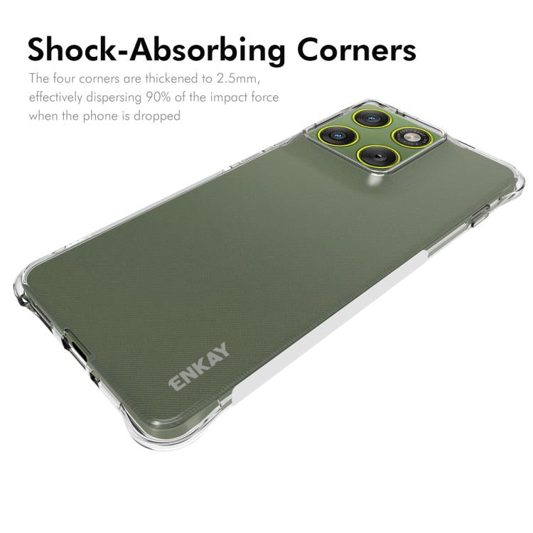 For Motorola Edge 70 5G ENKAY Hat-Prince Transparent TPU Shockproof Phone Case