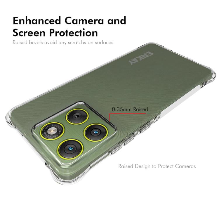 For Motorola Edge 70 5G ENKAY Hat-Prince Transparent TPU Shockproof Phone Case