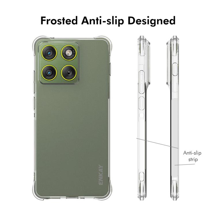 For Motorola Edge 70 5G ENKAY Hat-Prince Transparent TPU Shockproof Phone Case