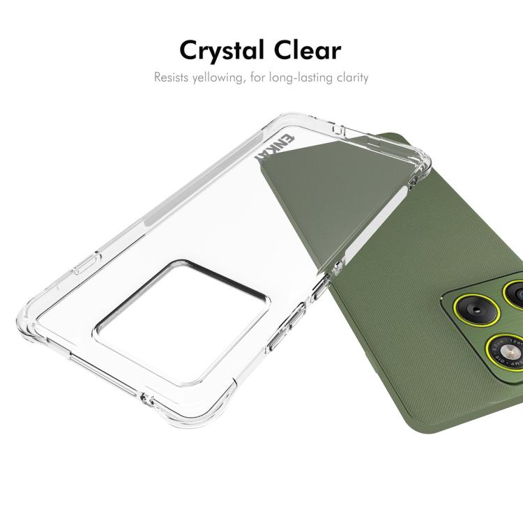 For Motorola Edge 70 5G ENKAY Hat-Prince Transparent TPU Shockproof Phone Case