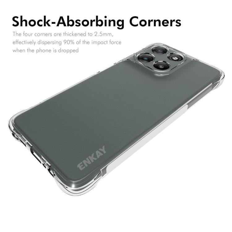 For Motorola Moto G67 Power 5G ENKAY Hat-Prince Transparent TPU Shockproof Phone Case