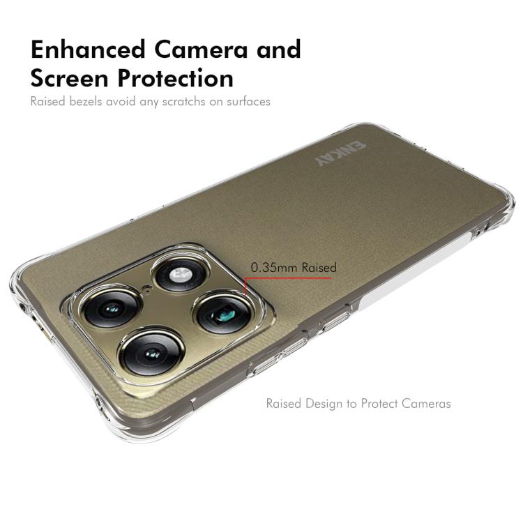 For Motorola Signature 5G ENKAY Hat-Prince Transparent TPU Shockproof Phone Case