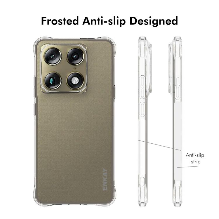 For Motorola Signature 5G ENKAY Hat-Prince Transparent TPU Shockproof Phone Case