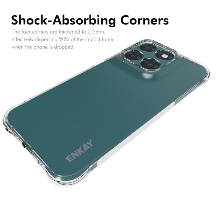 For Motorola Moto G77 / G67 5G ENKAY Hat-Prince Transparent TPU Shockproof Phone Case