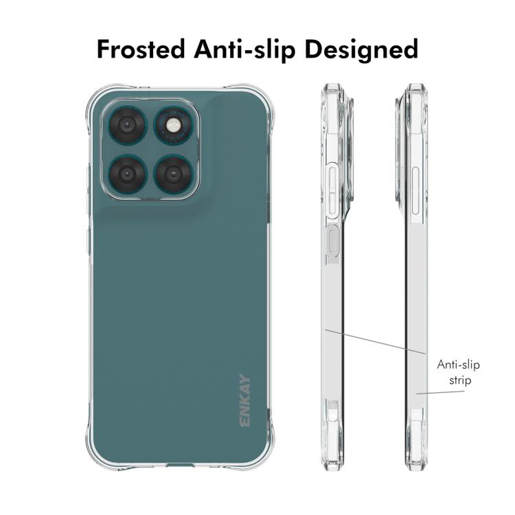 For Motorola Moto G77 / G67 5G ENKAY Hat-Prince Transparent TPU Shockproof Phone Case