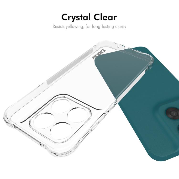 For Motorola Moto G77 / G67 5G ENKAY Hat-Prince Transparent TPU Shockproof Phone Case