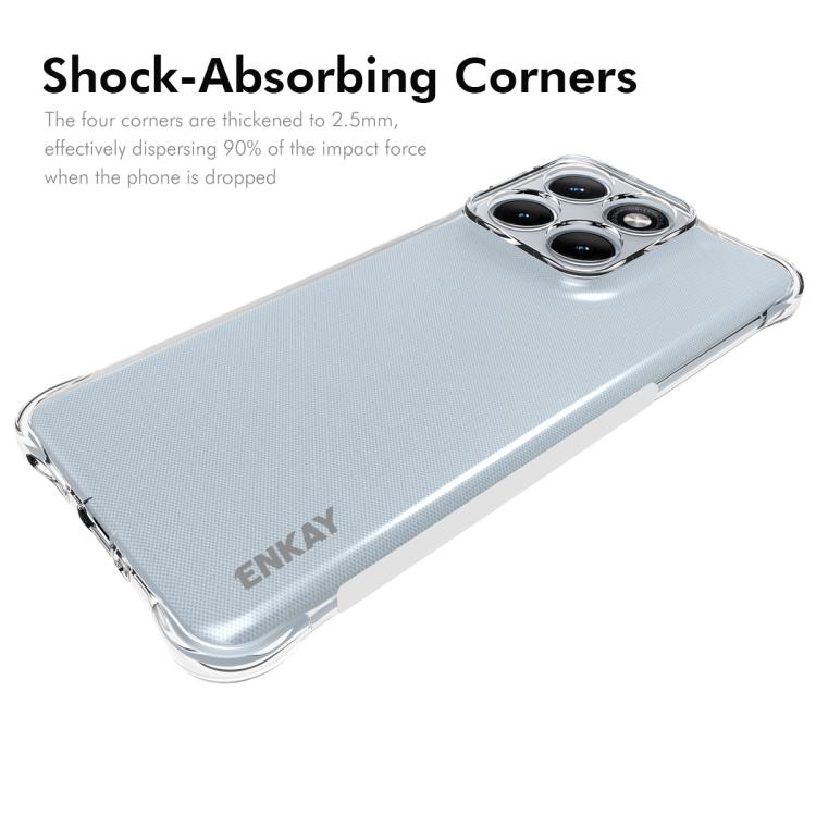 For Motorola Edge 70 Fusion ENKAY Hat-Prince Transparent TPU Shockproof Phone Case