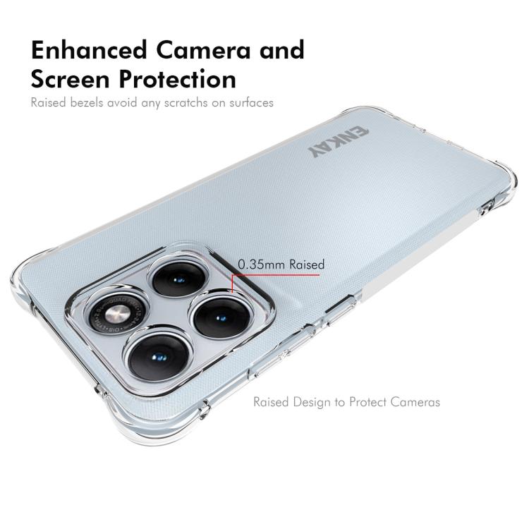 For Motorola Edge 70 Fusion ENKAY Hat-Prince Transparent TPU Shockproof Phone Case