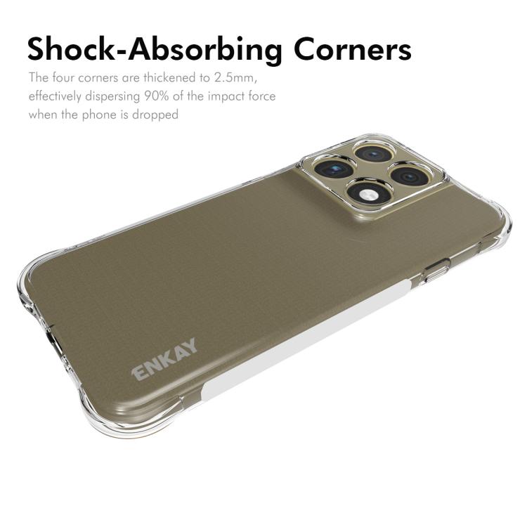For Motorola Edge 5G 2026 ENKAY Hat-Prince Transparent TPU Shockproof Phone Case