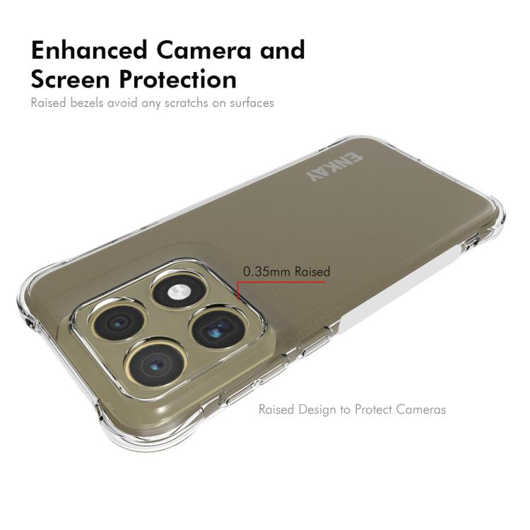 For Motorola Edge 5G 2026 ENKAY Hat-Prince Transparent TPU Shockproof Phone Case