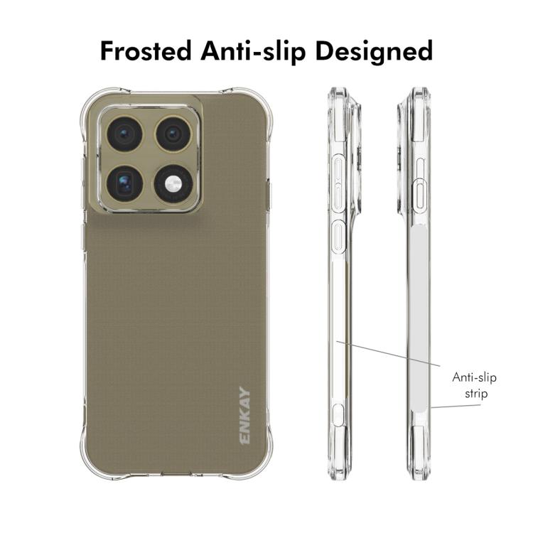 For Motorola Edge 5G 2026 ENKAY Hat-Prince Transparent TPU Shockproof Phone Case
