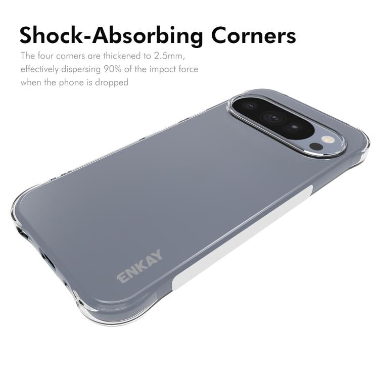 For Google Pixel 11 Pro XL ENKAY Hat-Prince Transparent TPU Shockproof Phone Case
