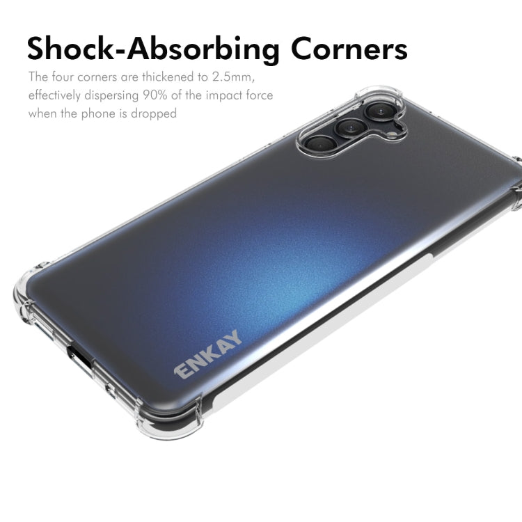 For Galaxy M55 5G ENKAY Hat-Prince Transparent TPU Shockproof Phone Case