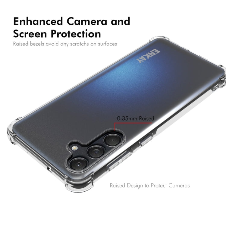 For Galaxy M55 5G ENKAY Hat-Prince Transparent TPU Shockproof Phone Case
