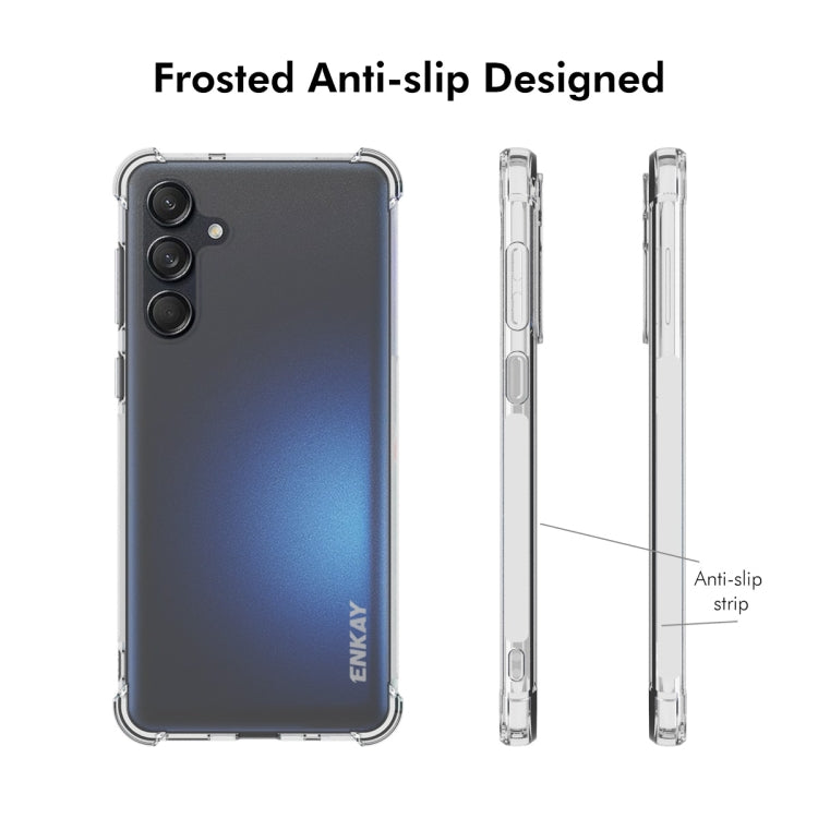 For Galaxy M55 5G ENKAY Hat-Prince Transparent TPU Shockproof Phone Case