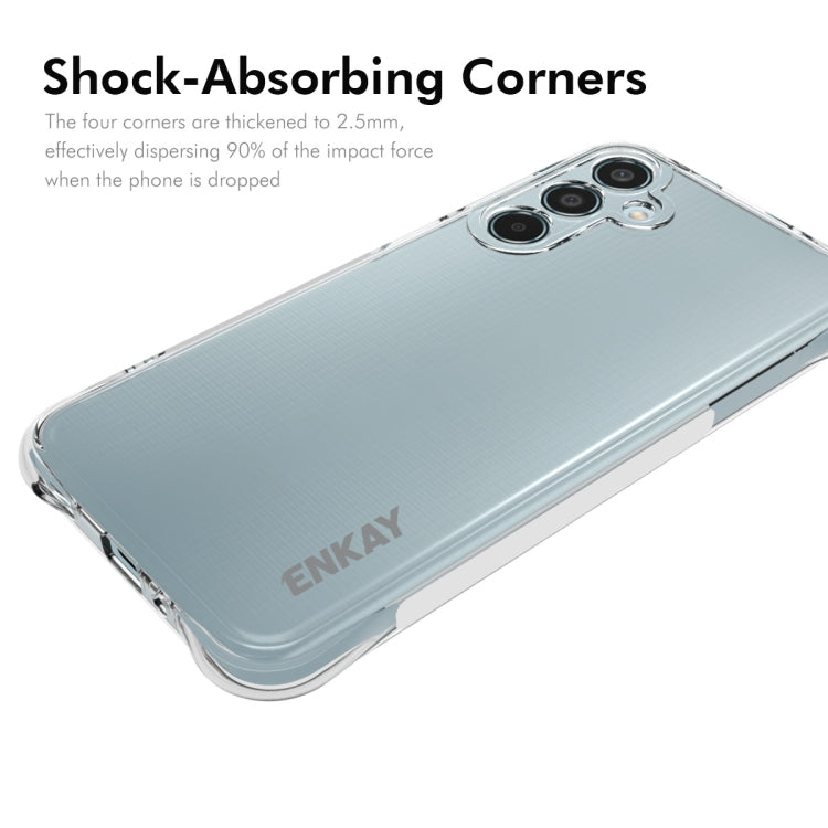 For Galaxy M35 ENKAY Hat-Prince Transparent TPU Shockproof Phone Case
