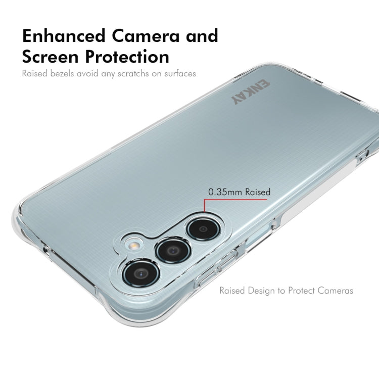 For Galaxy M35 ENKAY Hat-Prince Transparent TPU Shockproof Phone Case