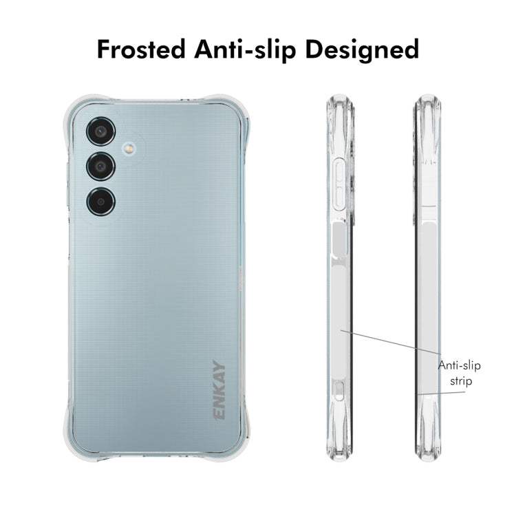 For Galaxy M35 ENKAY Hat-Prince Transparent TPU Shockproof Phone Case