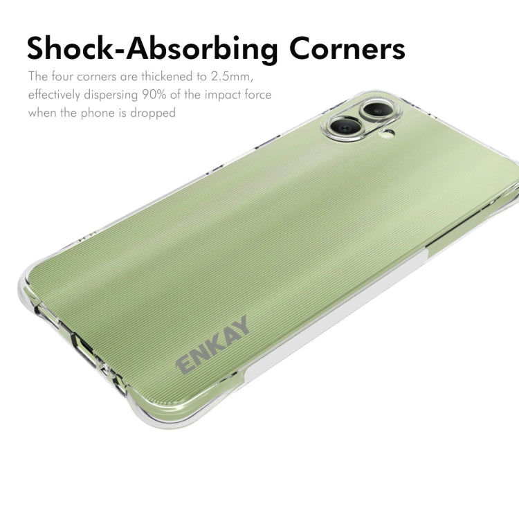 For Galaxy A06 4G ENKAY Hat-Prince Transparent TPU Shockproof Phone Case