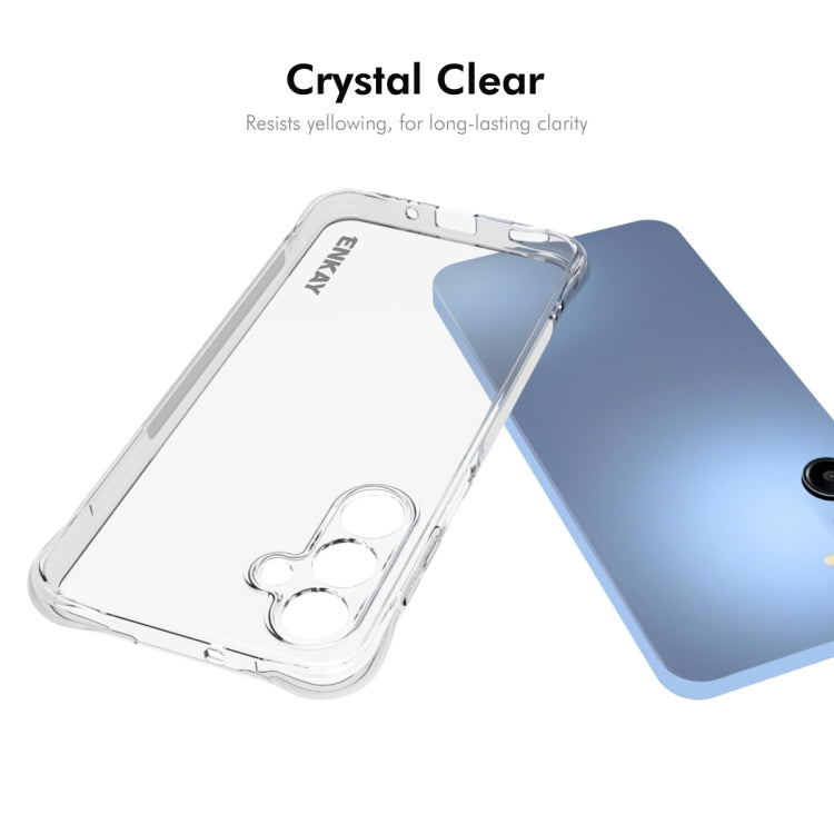 For Galaxy A16 5G ENKAY Hat-Prince Transparent TPU Shockproof Phone Case