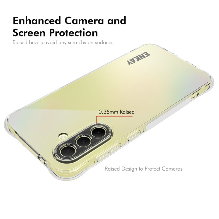 For Galaxy A36 5G ENKAY Hat-Prince Transparent TPU Shockproof Phone Case