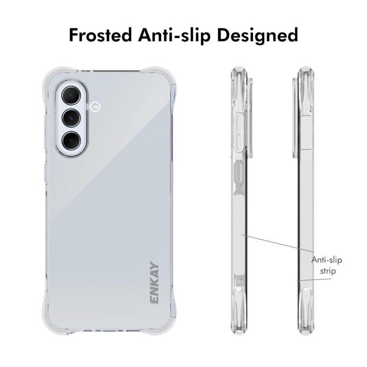For Galaxy A56 5G ENKAY Hat-Prince Transparent TPU Shockproof Phone Case