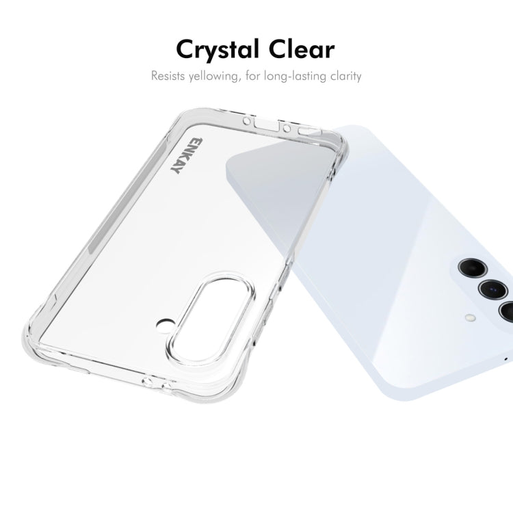For Galaxy A56 5G ENKAY Hat-Prince Transparent TPU Shockproof Phone Case