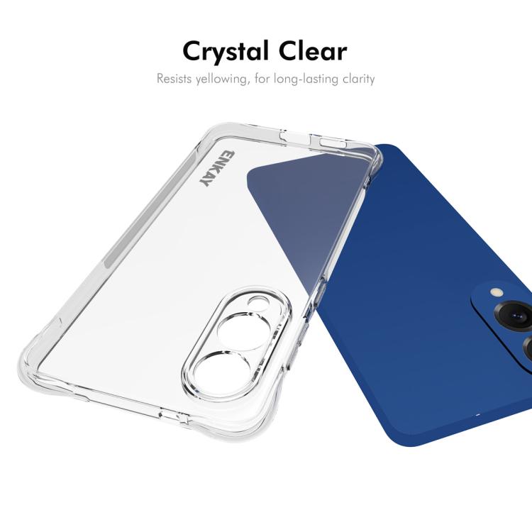 For Galaxy S25 Edge 5G ENKAY Hat-Prince Transparent TPU Shockproof Phone Case