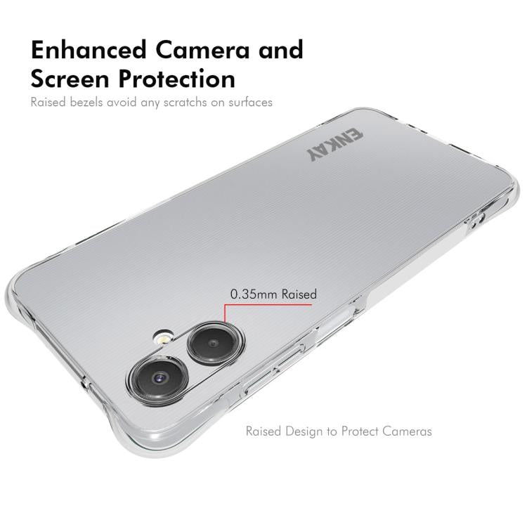For Galaxy A06 5G ENKAY Hat-Prince Transparent TPU Shockproof Phone Case