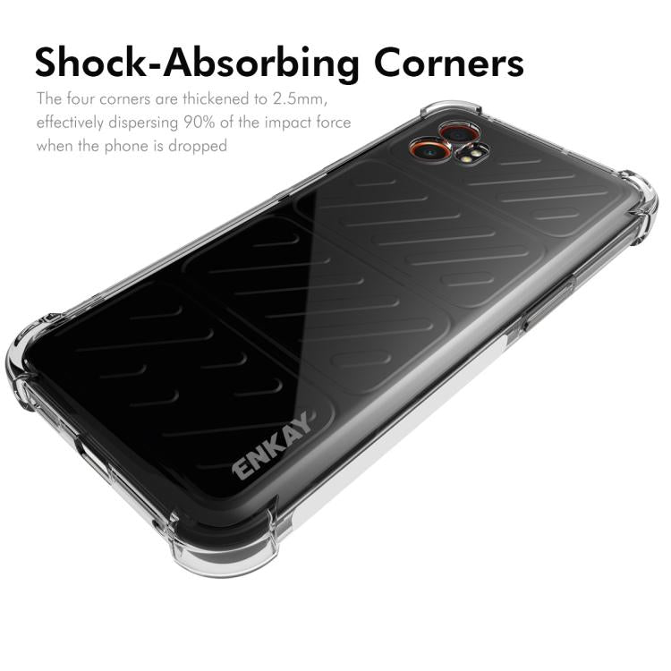 For Galaxy Xcover 7 Pro ENKAY Hat-Prince Transparent TPU Shockproof Phone Case