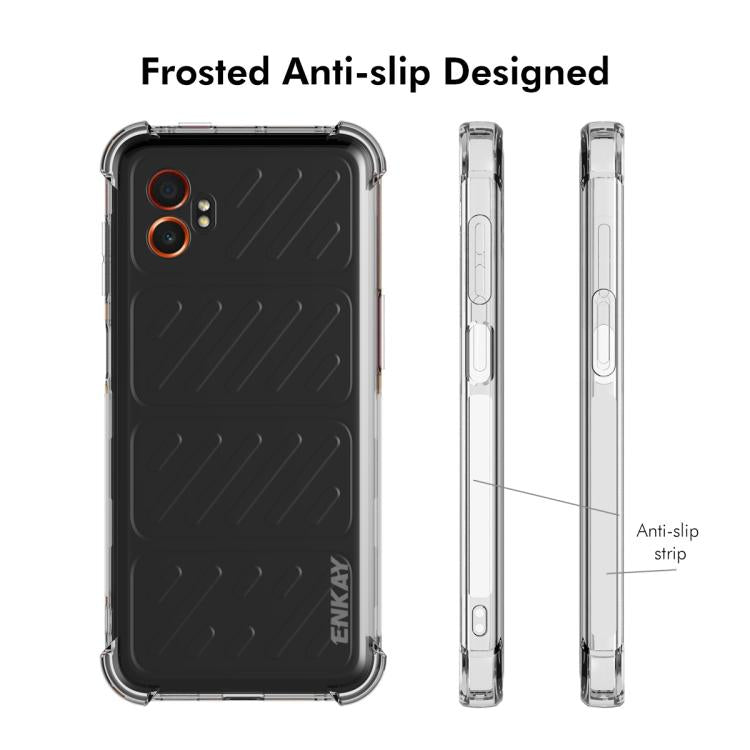 For Galaxy Xcover 7 Pro ENKAY Hat-Prince Transparent TPU Shockproof Phone Case