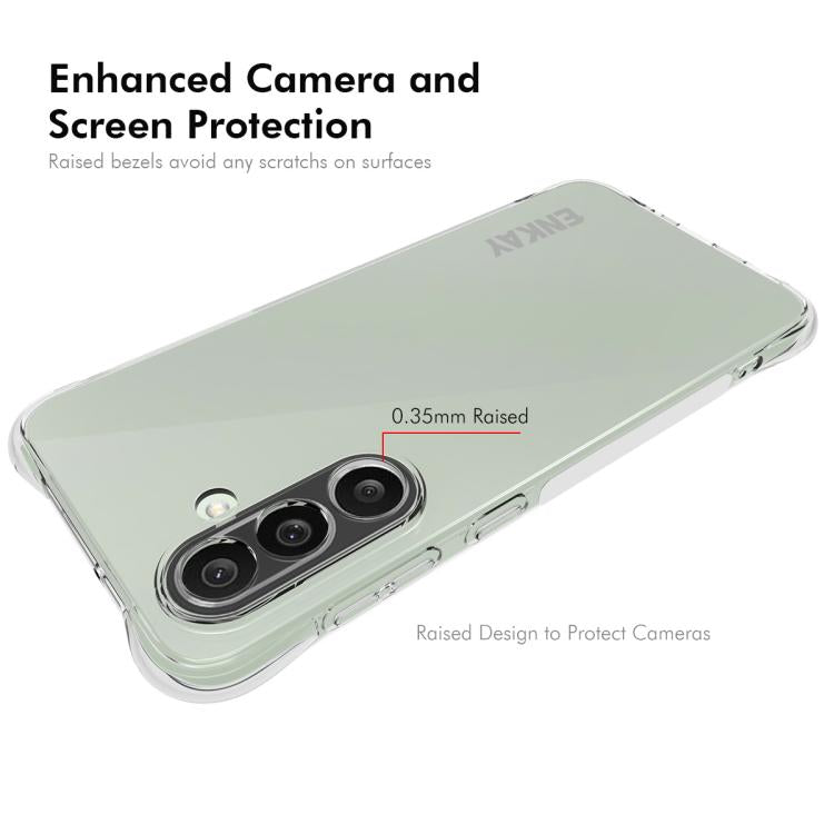For Galaxy M56 ENKAY Hat-Prince Transparent TPU Shockproof Phone Case