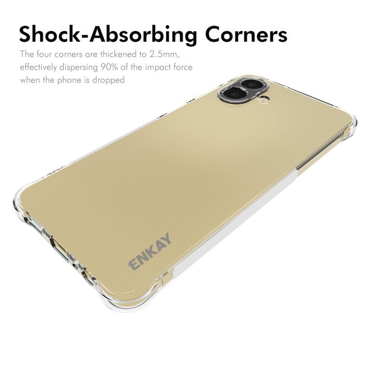 For Galaxy A07 4G ENKAY Hat-Prince Transparent TPU Shockproof Phone Case
