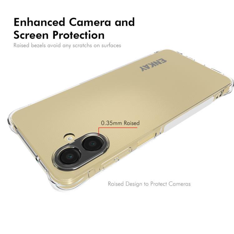 For Galaxy A07 4G ENKAY Hat-Prince Transparent TPU Shockproof Phone Case