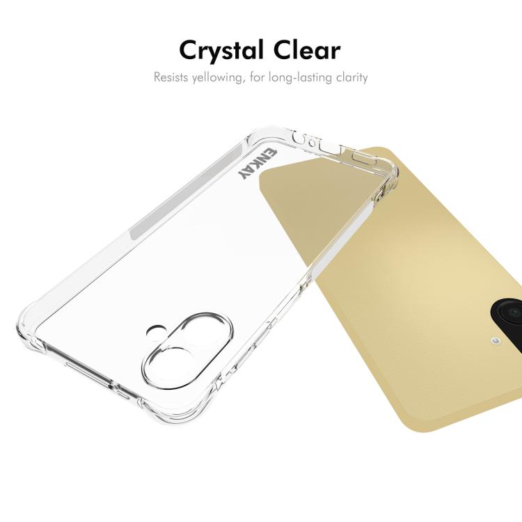 For Galaxy A07 4G ENKAY Hat-Prince Transparent TPU Shockproof Phone Case