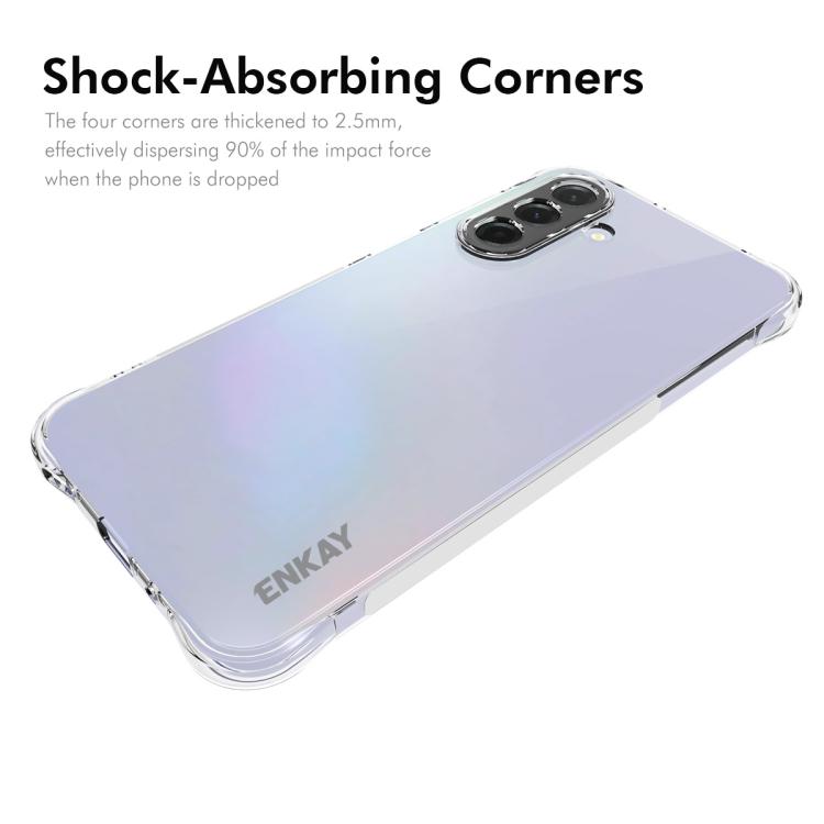 For Galaxy A17 5G ENKAY Hat-Prince Transparent TPU Shockproof Phone Case
