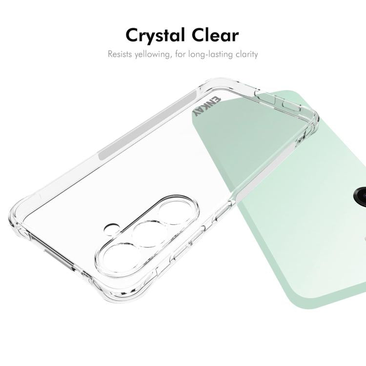 For Galaxy S25 FE 5G ENKAY Hat-Prince Transparent TPU Shockproof Phone Case