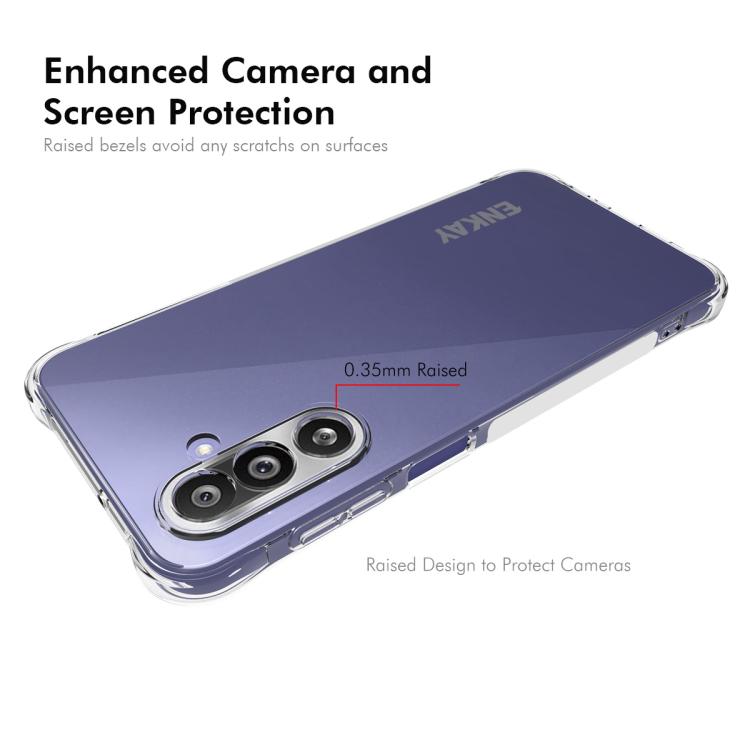For Galaxy M36 5G ENKAY Hat-Prince Transparent TPU Shockproof Phone Case