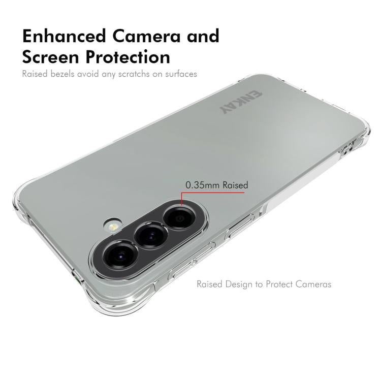 For Galaxy A57 5G ENKAY Hat-Prince Transparent TPU Shockproof Phone Case