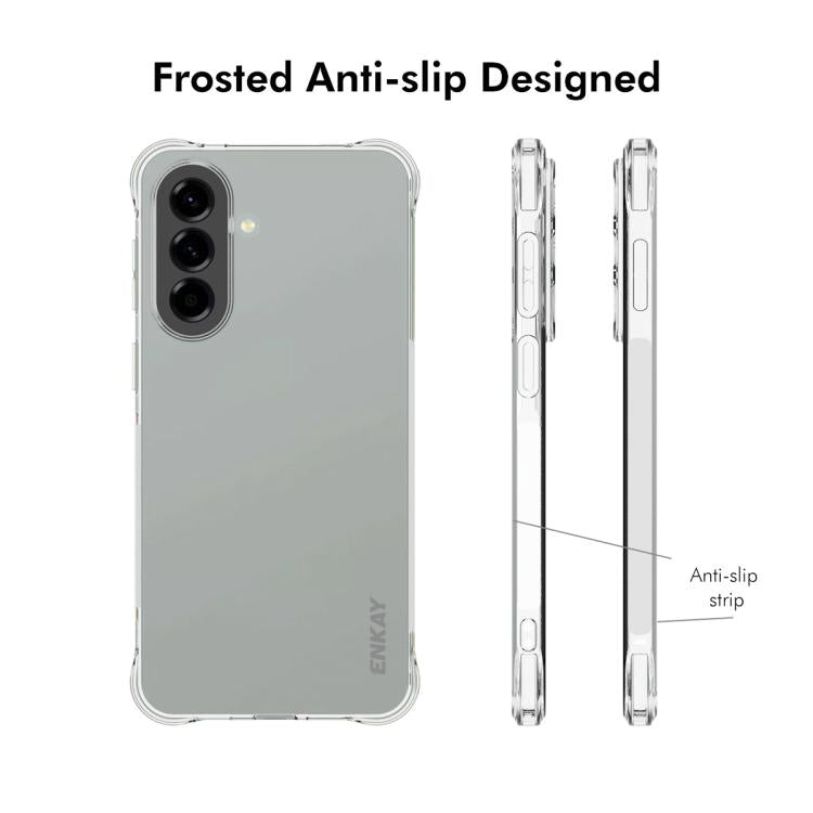 For Galaxy A57 5G ENKAY Hat-Prince Transparent TPU Shockproof Phone Case
