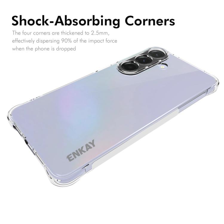 For Galaxy S26 5G ENKAY Hat-Prince Transparent TPU Shockproof Phone Case