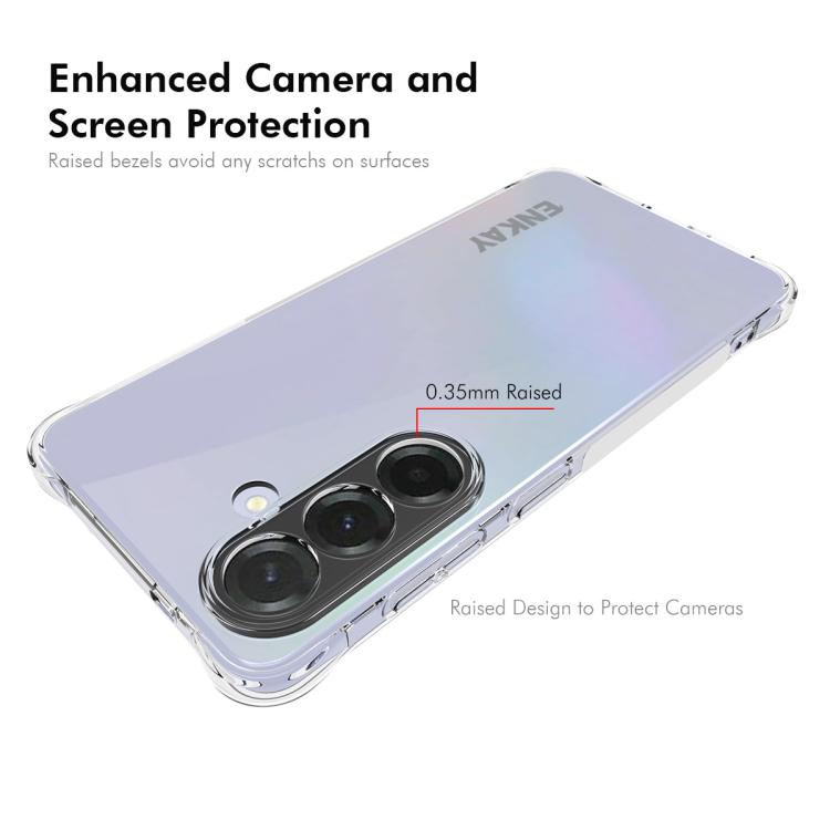 For Galaxy S26 5G ENKAY Hat-Prince Transparent TPU Shockproof Phone Case